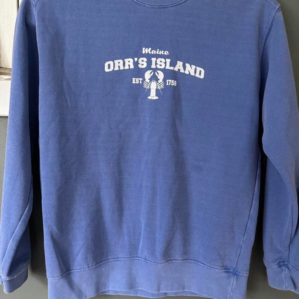 Orrs island maine sweatshirt size L kids